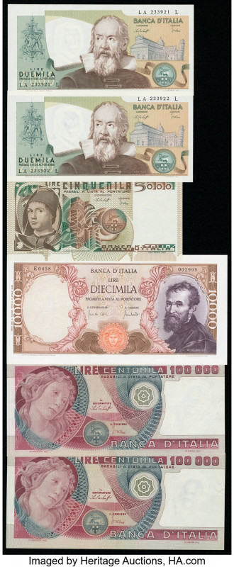 Italy, Netherlands and Romania Group of 10 Examples Very Fine-Crisp Uncirculated...