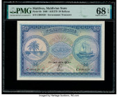 Maldives Maldivian State Government 50 Rufiyaa 1960 / AH1379 Pick 6b PMG Superb Gem Unc 68 EPQ. 

HID09801242017

© 2020 Heritage Auctions | All Right...