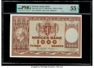 Norway Norges Bank 1000 Kroner 1974 Pick 35e PMG About Uncirculated 55 EPQ. 

HID09801242017

© 2020 Heritage Auctions | All Rights Reserved