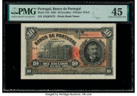 Portugal Banco de Portugal 10 Escudos 13.1.1925 Pick 134 PMG Choice Extremely Fine 45. 

HID09801242017

© 2020 Heritage Auctions | All Rights Reserve...