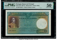 Portugal Banco de Portugal 100 Escudos 13.3.1941 Pick 150 PMG About Uncirculated 50. Stains lightened. 

HID09801242017

© 2020 Heritage Auctions | Al...