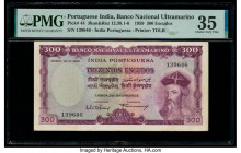 Portuguese India Banco Nacional Ultramarino 300 Escudos 2.1.1959 Pick 44 Jhunjhunwalla-Razack 12.38.1-6 PMG Choice Very Fine 35. 

HID09801242017

© 2...
