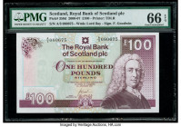 Scotland Royal Bank of Scotland PLC 100 Pounds 20.12.2007 Pick 350d PMG Gem Uncirculated 66 EPQ. 

HID09801242017

© 2020 Heritage Auctions | All Righ...