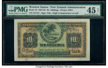 Western Samoa Territory of Western Samoa 10 Shillings 22.12.1959 Pick 7d PMG Choice Extremely Fine 45 Net. Thinning is noted on this example.

HID0980...