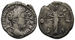 Denarius AR
Marcus Aurelius, Salus, Serpent, Rome
19 mm, 3,10 g