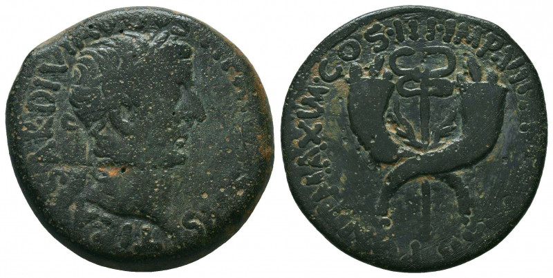 Dupondius Æ
Tiberius, Commagene, AD 20-21, TI CAESAR DIVI AVGVSTI F AVGVSTVS, l...