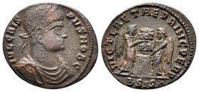Follis Æ
Crispus as Caesar, Siscia
19 mm, 2,50 g
