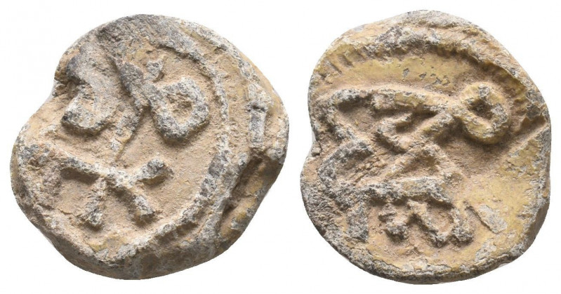 Byzantine Seal PB
9th-12th centuries
15 mm, 4 g