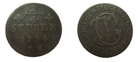 1/4 Stuber
1774, Bergisch
25 mm, 3,76 g