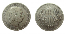 1 Krone AR
Austria, Franz Joseph, 1893
2g
