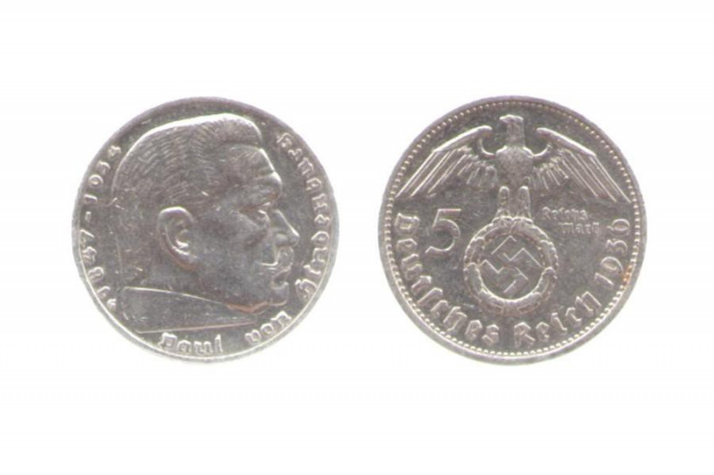 5 Reichsmark, Hindeburg