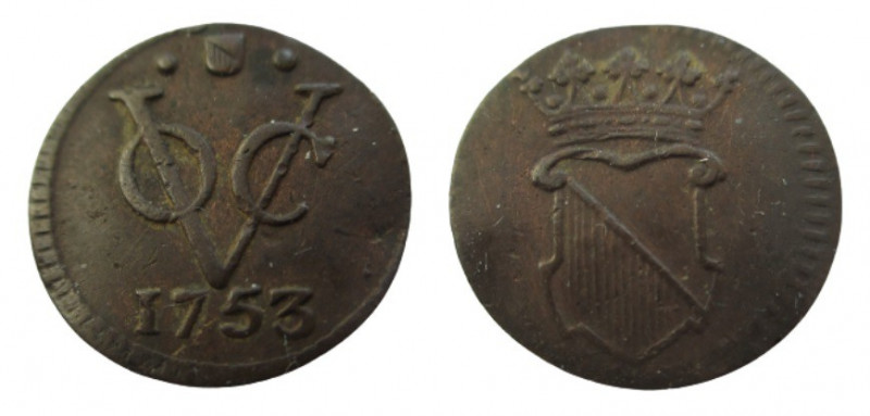 Half Duit
⅛ Stuiver, Crowned shield of Utrecht / Vereenigde Oostindische Compag...