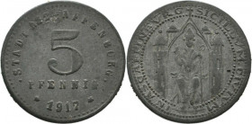 5 Pfennig Zn
Aschafenburg, 1917
20 mm