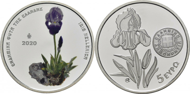 5 Euro
Greece, 2020, Iris hellenica 17 g