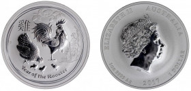 1 Dollar AR
1 Oz Silver, Australia, 2017, Year of the Rooster
31,10 g