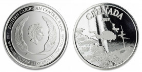 2 Dollars AR
1 Oz Silver, Grenada 2018, Eastern Caribbean Central Bank
31,10 g