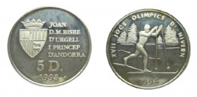 5 Dinars AR
Andorra
XVII Jogs Olympics D' Hivern, 1994