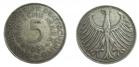 5 DM AR
Germany, 1951 G