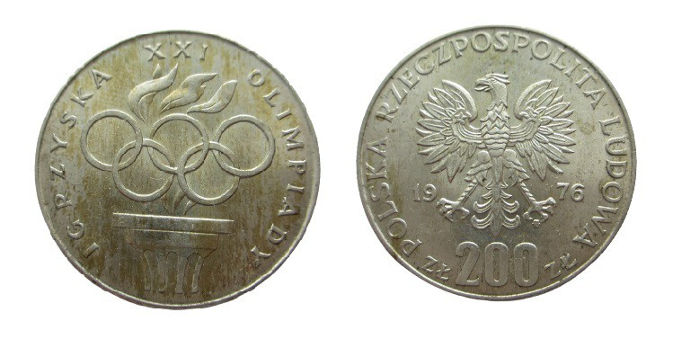 200 Zloty AR
Poland, 1972, Montreal
14,6 g