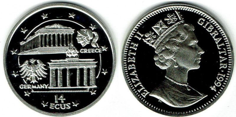 14 Ecus AR
Gibraltar, Greece/Germany 1994