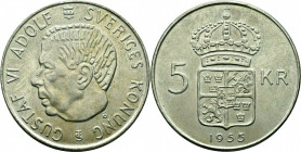 5 Kronor AR
Sweden, Gustav VI Adolf (1950-73), Stockholm
34 mm,18 g