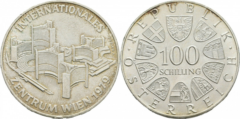 100 Schilling AR
Austria, Eröffnung Internationalen Zentrums, Vienna, 1979
12g...