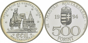 500 Forint AR
Hungary, 1994, European Union
31 g