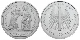 10 Mark AR
Germany 2000, Dom zu Aachen
10 g