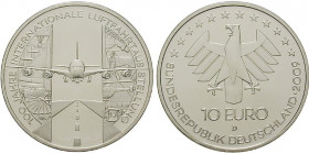 10 Euro AR
Internationale Luftfahrtaustellung (ILA) 1909-2009