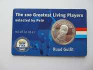 Silver 925/100
The 100 Greatest Living Players, Ruud Gullit
30 mm, 10 g