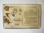 History of Gold, Fort Knox, 2010, Gold 585/1000
11 mm, 0,5 g