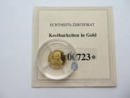 Benedict XVI, Gold 585/1000
11 mm, 0,5 g