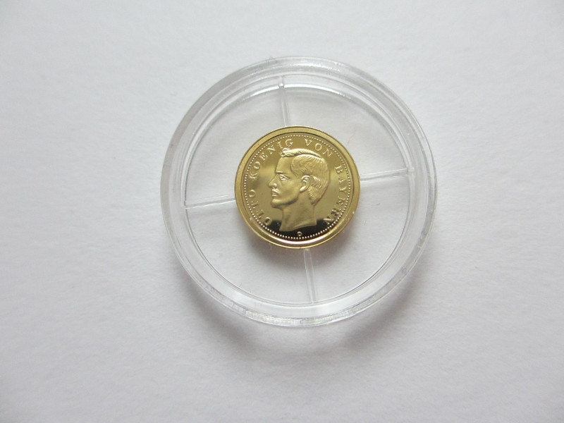 Gold Copy, 20 Mark, Otto, Bayern
0,5 g