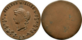 France, CouLeur Medal Miellee Porcelain Medal