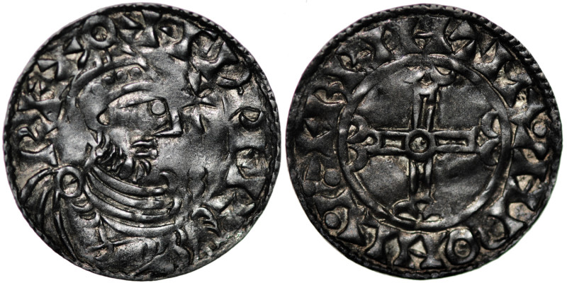 England. Edward the Confessor. 1042-1066. AR Penny (19.5mm, 1.12g, 6h). Pointed ...