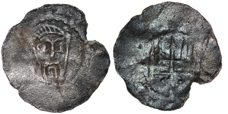 Germany. Saxony. Bernard II 1011-1059. AR Denar (17mm, 0.72g). Jever mint. Beard...