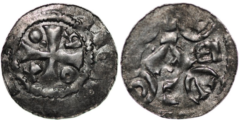 Germany. Anonymous emitter. Ca 1050-1060. AR Denar (17mm, 0.86g). Bardowick mint...