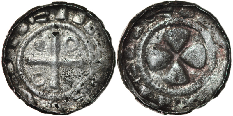 Germany. South Saale - Naumburg area. Heinrich IV 1056-1106. AR Denar (14mm, 0.9...