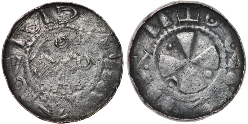 Germany. Meissen area. Ca 1050-1060. AR Denar (16mm, 0.94g). Uncertain mint. ETO...