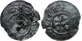 Germany. Archdiocese of Corvey. Arnold of Falkenberg 1051-1055. AR Denar (19mm, 1.04g). Corvey mint. [+]HEINRI[CHIMP], cross / +ARN[OLDA-B], CA[VB] IR...