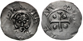 The Netherlands. Deventer. Bishop Bernold 1046-1054. AR Denar (18mm, 1.05g). Deventer mint. +BEN[__]OLD[__]DS, bareheaded bust facing / +BE[R]NOLDVS[_...
