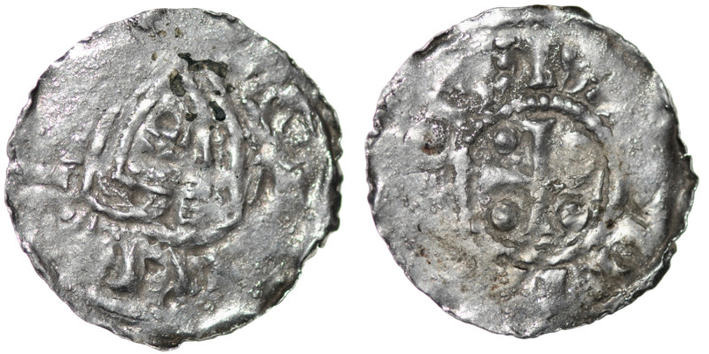 The Netherlands. Friesland. Ca 1000. AR Denar (22mm, 0.61g). Uncertain mint in F...