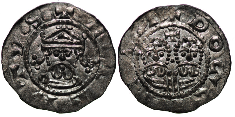 The Netherlands. Friesland. Ekbert II 1068-1077. AR Denar (19mm, 0.61g). Dokkum ...