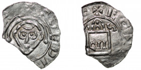 The Netherlands. Friesland. Godfrey II 997-1069. AR Cut Denar (0.29g). Mere (Alkmaar?) mint. Struck circa 1060. +GOEDI[___]R[_], head facing / +ECN[__...