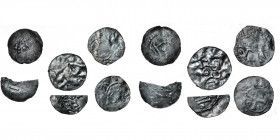 Lot of 6 European denars from 10-11th century. Sold as is. No returns.