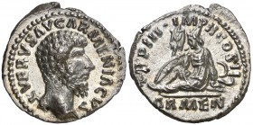 (163 d.C.). Lucio Vero. Roma. Denario. (Spink. 5347) (S. 6) (RIC. 501). 3,13 g. Bellísima. S/C-.