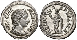 (228 d.C.). Julia Mamea. Roma. Denario. (Spink. 8209) (S. 17) (RIC. 335). 3,23 g. Atractiva. EBC-.