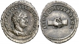 (238 d.C.). Balbino. Roma. Antoniniano. (Spink 8485) (S. 6) (RIC. 11). 4,41 g. Muy bella. Ex Colección Imagines Imperatorvm 08/02/2012, nº 207. Rara. ...