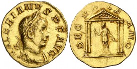 (259-260 d.C.). Valeriano I. Colonia. Áureo. (Spink 9900) (Co. 1 de Valeriano II) (RIC. 1) (Calicó 3405, mismo ejemplar). 3,53 g. Ex Bank Leu 25/04/19...