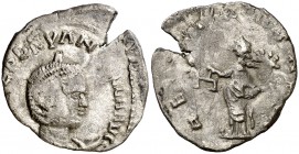 (260 d.C.). Driantila. Carnuntum. Antoniniano. (Spink. 10847) (S. 1) (RIC. 1). 2,73 g. Grieta. Acuñada sobre otra moneda. Ex NAC 09/04/1997, nº 680. R...